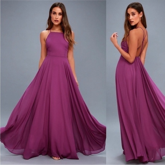 Lulus | Mythical Kind of Love Maxi Dress in Purple - Size S - Perfect Condition  - Picture 1 of 13